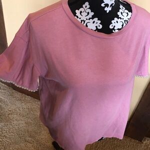 Pearl Trim Tee